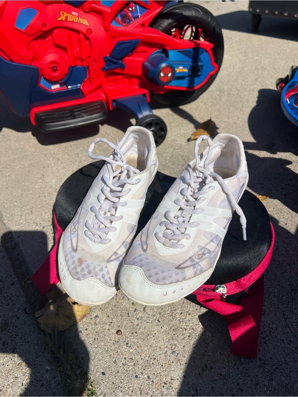 White Nfinity Cheer Shoes